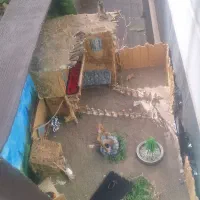 ماکت خانه ی روستایی