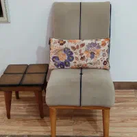 مبل راحتی تخت شو 6 نفره به همراه میز و میز عسلی|مبلمان خانگی و میز عسلی|لشت نشا, |دیوار