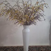 گل با گلدان