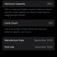 آیفون ۱۶ پرو دوسیم ۲۵۶ گ باتری ۹۸|موبایل|دورود, |دیوار