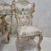 مبل امپراطوری ۷نفره با نهار خوری چهار نفره|مبلمان خانگی و میز عسلی|رشت, دباغیان|دیوار