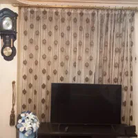 پرده با چوب پرده