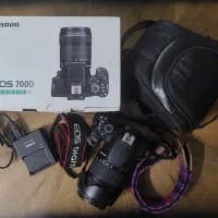 دوربین canon 700D لنز ۱۸-۱۳۵