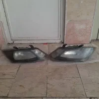 یک جفت چراغ جلوکوییک(مارکSMT)موتوردارسالم بدون نقص