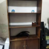 کتابخانه|کتابخانه، شلف، قفسه‌های دیواری|تهران, استاد معین|دیوار