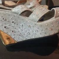 دمیایی وصندل  مجلسی پاشنه دار|کیف، کفش، کمربند|لامرد, |دیوار