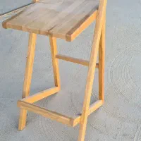 صندلی کانتر اپن تمام چوب راش