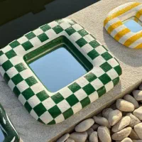 قاب آینه و ظرف پذیرایی مدرن|تابلو، نقاشی، عکس|بندرعباس, |دیوار