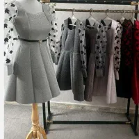 لباس مجلسی دخترانه رنگ طوسی تخفیف داده می شود