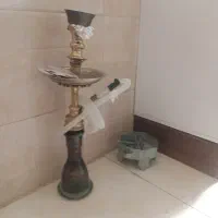 قلیون برنجی با منقلو وسیله هاش فوری فورش