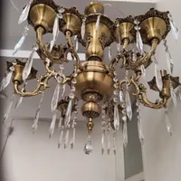 لوستر ۶شاخه برنز
