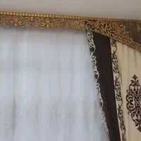 پرده به همراه شال و کتیبه