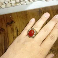 انگشتر طرح یمن و یاقوت