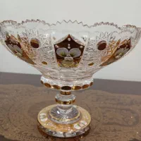 میوه خوری کریستال طلاکوب بوهیما