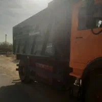 حمل مصالح‌ ساختمانی ماسه شسته و. تک کمپرسی