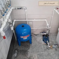 تاسیسات ساختمان و لوله کشی و نصب پمپ آب