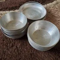 کاسه ،چنگال ، قاشق،بشقاب