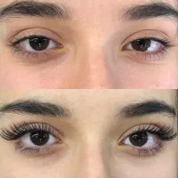 اکستنشن مژه حرفه‌ای با بهترین متریال