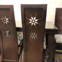 میز نهار خوری|میز و صندلی غذاخوری|قم, حنیف نژاد|دیوار