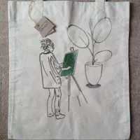 توت‌بگ نقاشی شده با دست