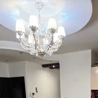 لوستر ۸ شاخه به همراه دیوارکوب