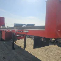 تریلی تریلر کف دو محور|قطعات یدکی و لوازم جانبی|ابرکوه, |دیوار