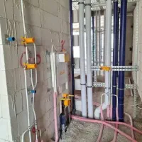 تاسیسات لوله کشی آب،گاز،و برق کاری ساختمان