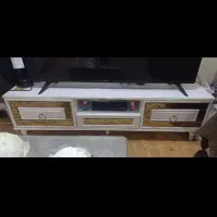 تخت ی نفره تمیز ومیز تی وی تمیز وپو|تخت و سرویس خواب|اهواز, زیتون کارگری|دیوار
