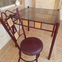 شیشه میز غذا خوری90×90