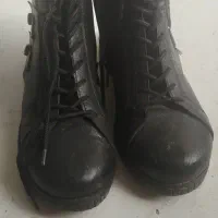 کفش بوت دخترانه چرم درجه یک