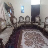 مبل سلطنتی ۹ نفره  تعمیراتی|مبلمان خانگی و میز عسلی|قم, باجک دو|دیوار