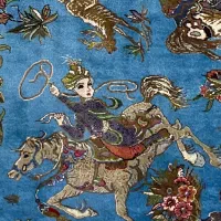 قالیچه  کرک و ابریشم سمنان|فرش|تهران, مجیدیه|دیوار