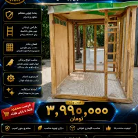 قفس چوبی بزرگ کبوتر جادار و محکم سالم