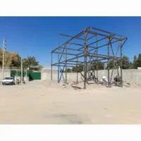 اجرای سقف شیروانی واسکلت فلزی