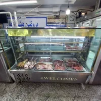 یخچال مکعبی ویترینی ۲ متری طلایی