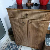 3 عدد. چوبی کمد ارایش. میز تلفن|جاکفشی، کمد، دراور|قم, زاویه|دیوار