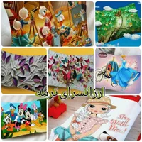 روتختی و روبالشتی و رومیزی ترمه
