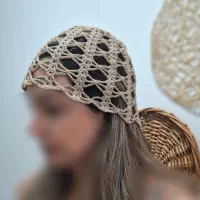 کلاه لئونی قلاب بافی