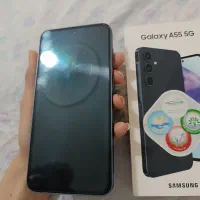 گوشی سامسونگ A55،حافظه ۲۵۶ رم ۸،‌سورمه ای