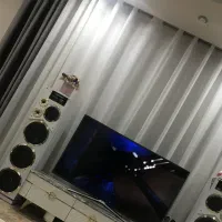 پرده حریر ساده ومخمل ترک|پرده، رانر، رومیزی|سبزوار, کاشفی شمالی (دادگستری)|دیوار