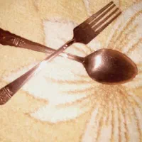 قاشق وچنگال مسی|ظروف سرو و پذیرایی|زنجان, |دیوار