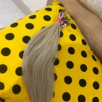 ۲۰۰ شاخه موی بلوند کاملا طبیعی سرکراتین شده