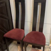 دو عدد صندلی چوبی