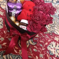 گل های روبانی و ماندگار پذیرش همه جور سفارشی|گل مصنوعی|بم, |دیوار