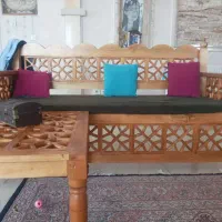 مبل ۷ نفره سنتی نو|مبلمان خانگی و میز عسلی|کرج, شهرک نهال و بذر|دیوار