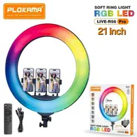 رینگ لایت حرفه ای  ۱۸ و ۲۱ برند plokama پایه دار|دوربین عکاسی و فیلم‌برداری|شیراز, تحویلی|دیوار