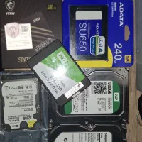 فروش تعدادی هارد ssd و HDD زیر قیمت بازار