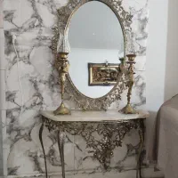 آینه‌شمعدان‌برنز‌