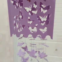 لوستر پروانه|لوستر و چراغ آویز|ایلام, |دیوار