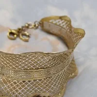 دستبند طلا اماراتی درحد نو قیمت تابلو